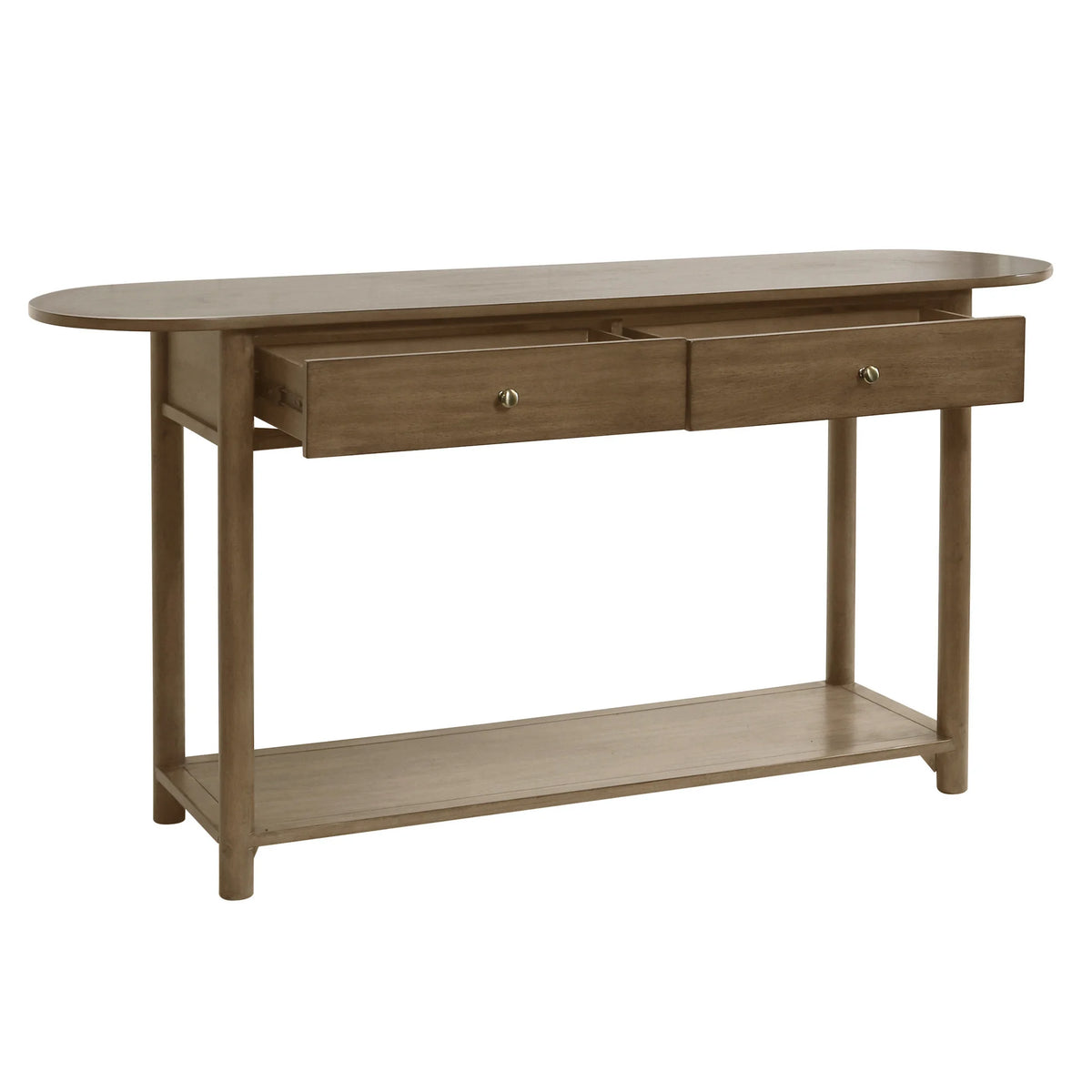 Weathered Barn Two Drawer Console Table