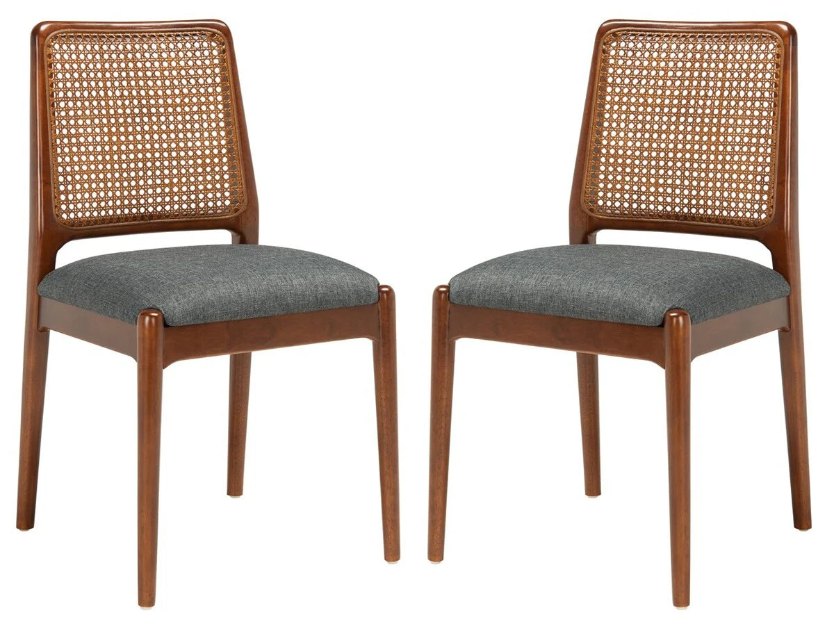 Reinhardt Rattan Dining Chair Set of 2 - Stylish and Durable Seating for a Chic Dining Experience