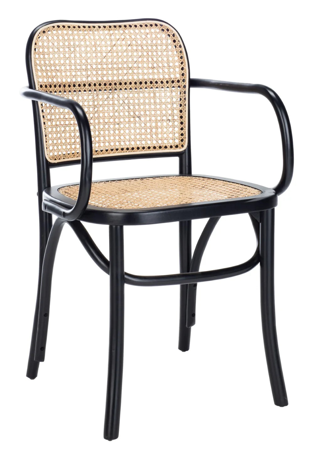Keiko Cane Dining Chair – Natural Rattan Accent Seating for Modern and Coastal Dining Spaces
