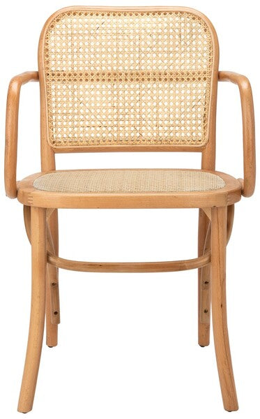 Keiko Cane Dining Chair – Natural Rattan Accent Seating for Modern and Coastal Dining Spaces