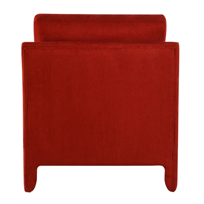 Dann Foley PAPRIKA Red Lounge Chair – Stylish Modern Accent Seating