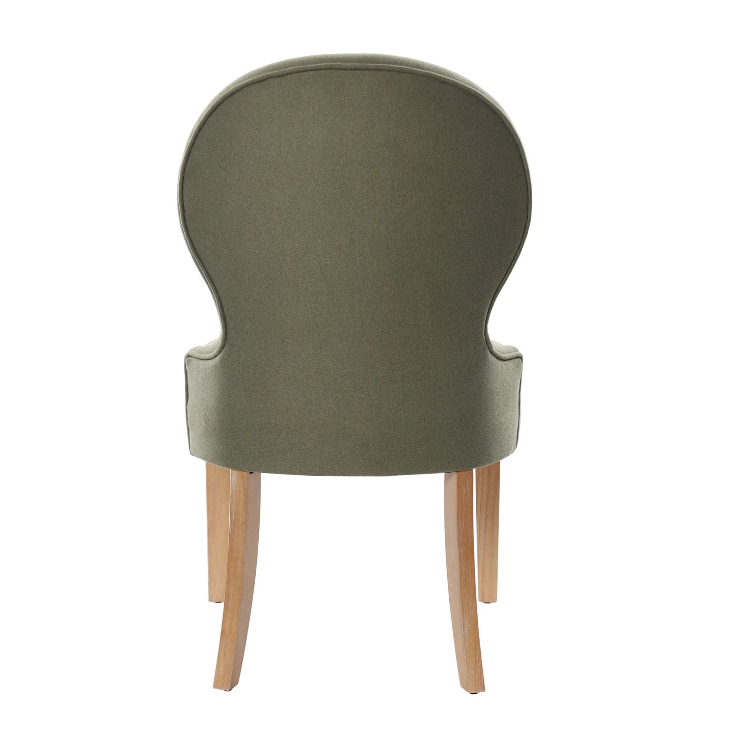 Dann Foley Lifestyle Dining Side Chair Oval Shaped Back Rest Elegant Seating
