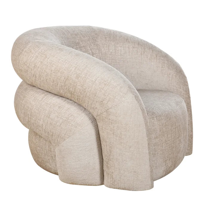 Solo Beige Swivel Chair by Dann Foley Lifestyle – Modern Comfort Meets Timeless Style