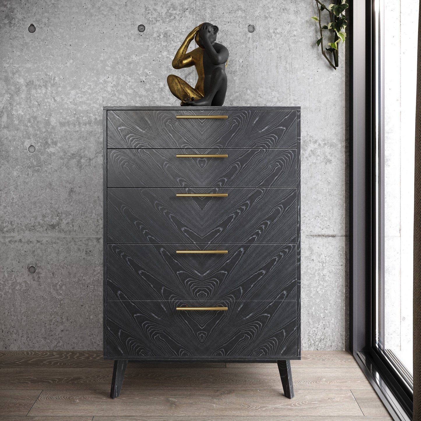 Modrest Diana - Modern Grey Ash Chest