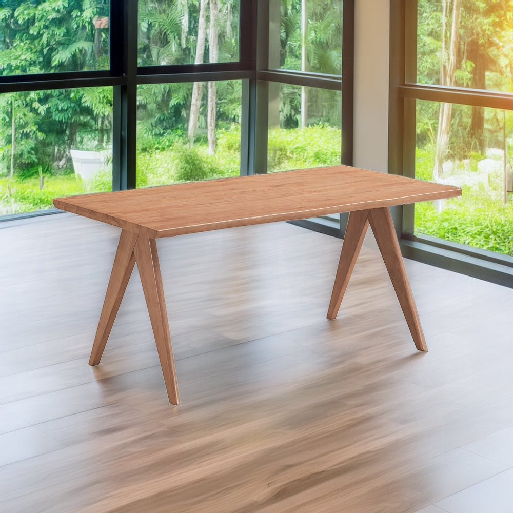 Velentina Natural Finish Dining Table