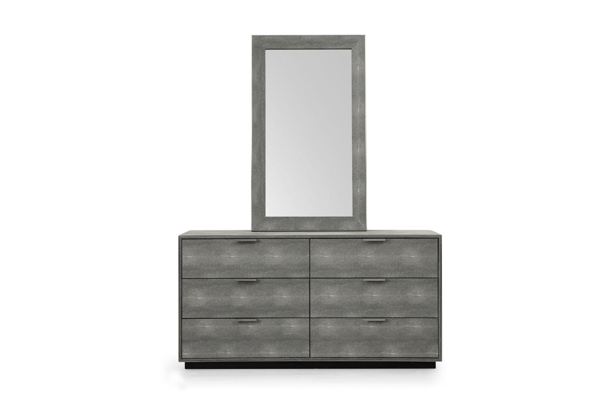 Dynasty Shagreen Six-Drawer Dresser