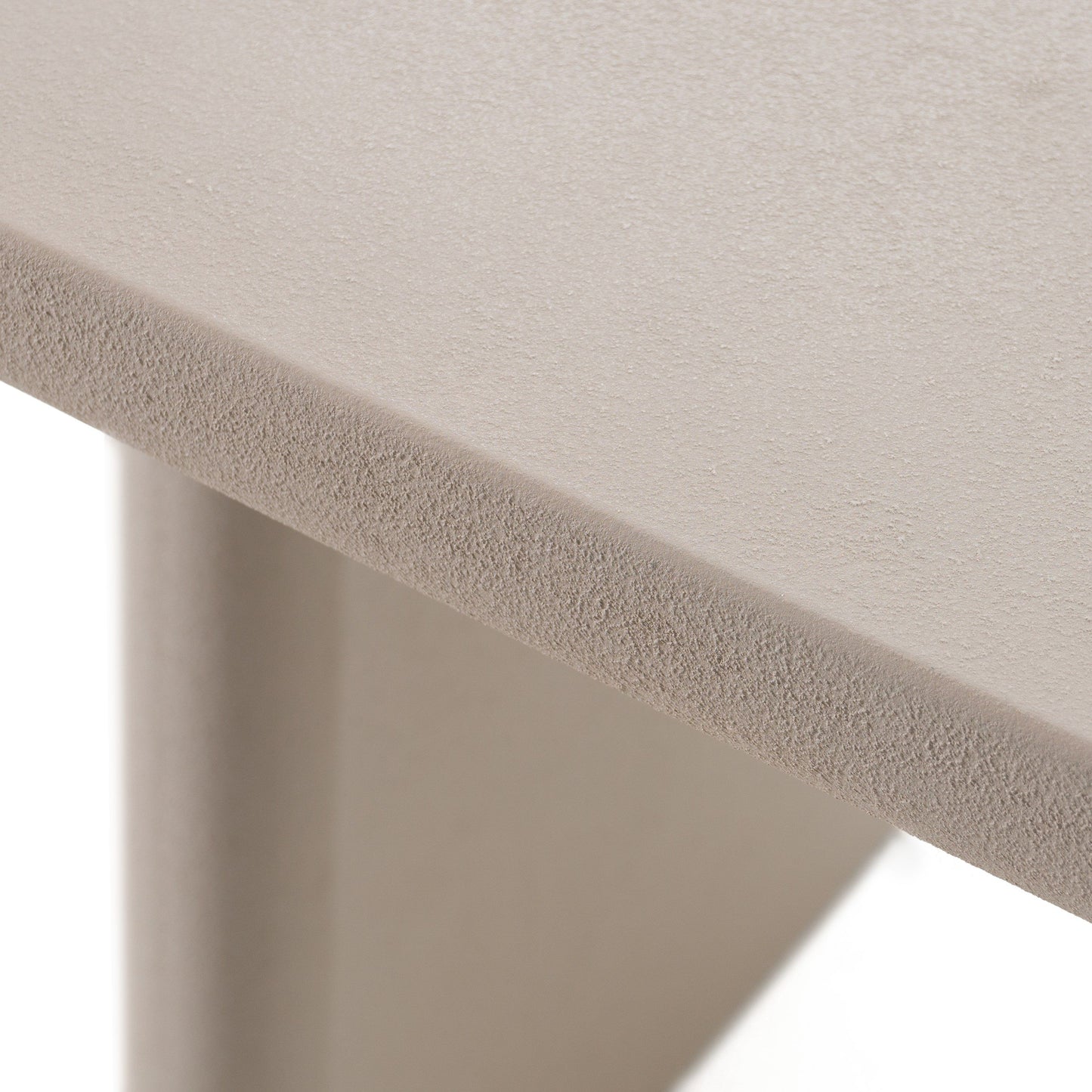 Modrest Evermore Modern Grey Faux Cement Oval Dining Table – Contemporary Dining Room Furniture