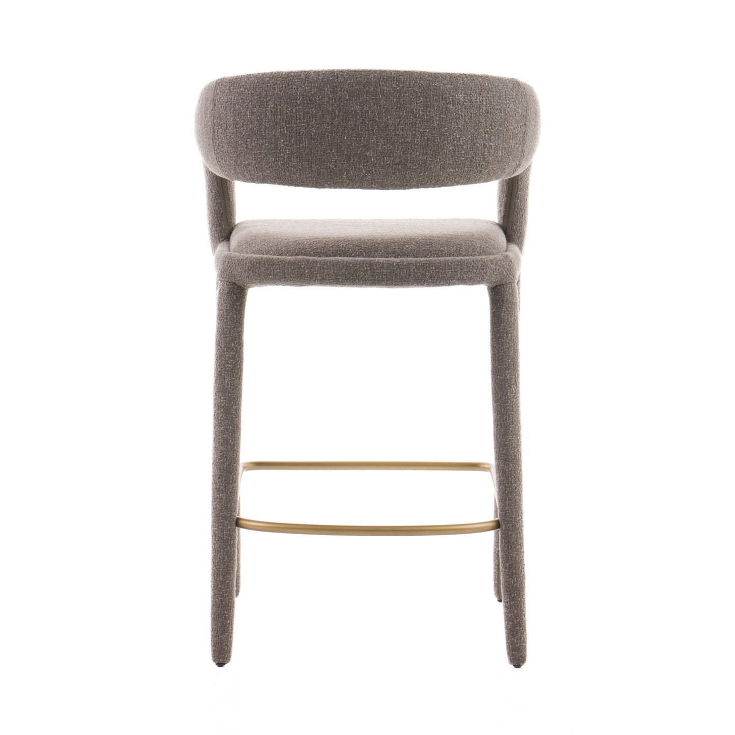 Modrest Faerron Modern Grey Fabric Counter Chair - Stylish and Comfortable Seating for Your Kitchen or Bar Area