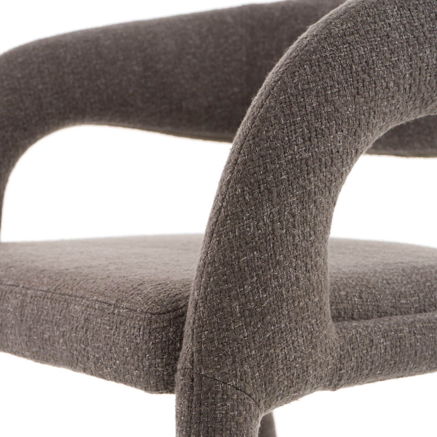 Modrest Faerron Modern Grey Fabric Counter Chair - Stylish and Comfortable Seating for Your Kitchen or Bar Area