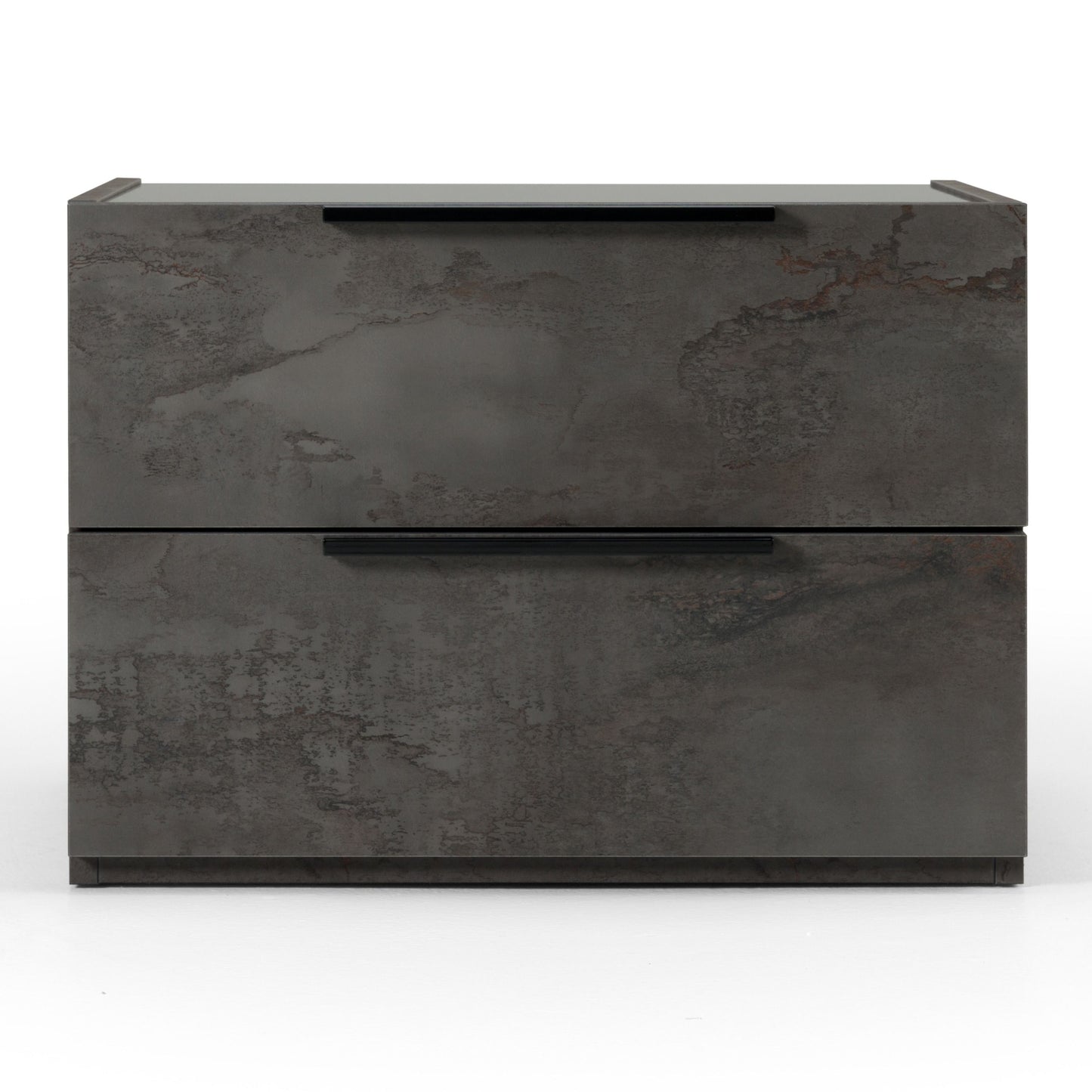Nova Domus Ferrara - Modern Volcano Oxide Grey Nightstand