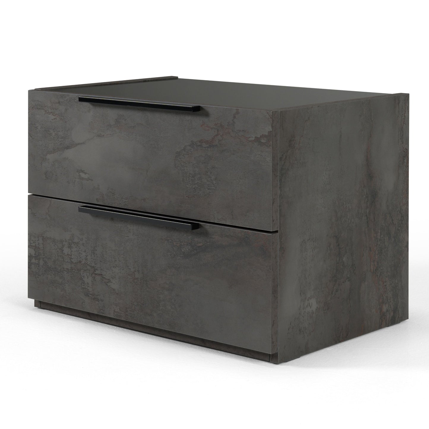 Nova Domus Ferrara - Modern Volcano Oxide Grey Nightstand