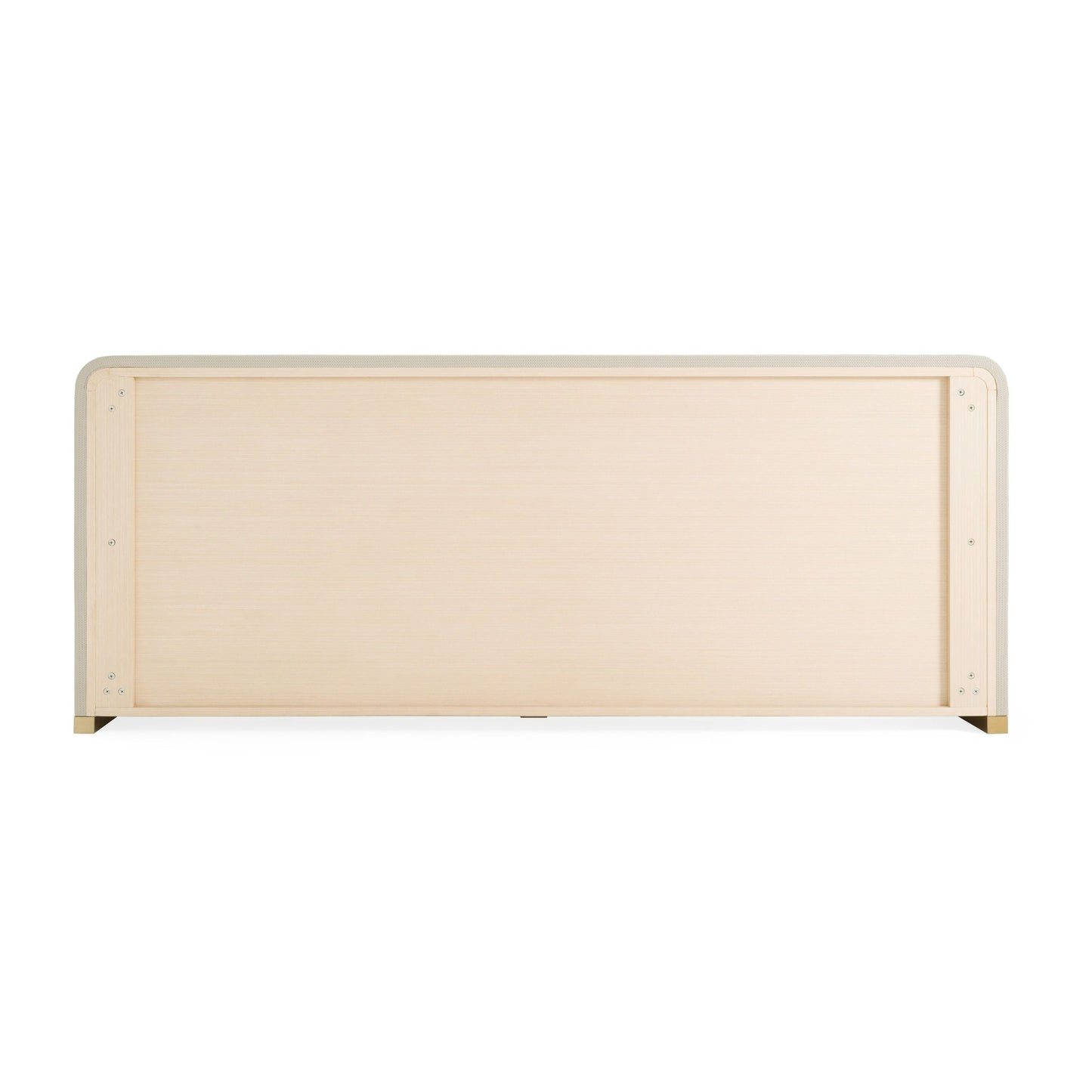 Modrest Florence Modern Beige Shagreen & Gold Buffet - Elegant Storage Cabinet