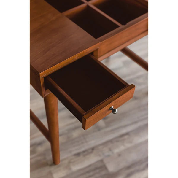 Flynn Acorn Bedroom Vanity β Elegant Design with a Rich Warm Acorn Finish for a Stylish Touch