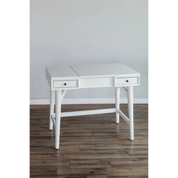 Flynn White Bedroom Vanity β Elegant Design with a Sleek White Finish and Functional Storage