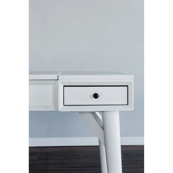 Flynn White Bedroom Vanity β Elegant Design with a Sleek White Finish and Functional Storage