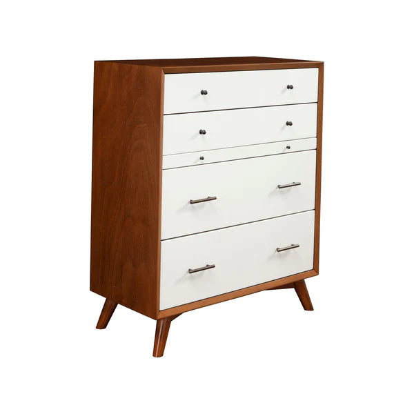 Flynn Acorn/White Chest β Modern Dual-Tone Design with Ample Storage and Stylish Appeal