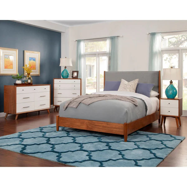 Flynn Acorn/White Chest β Modern Dual-Tone Design with Ample Storage and Stylish Appeal