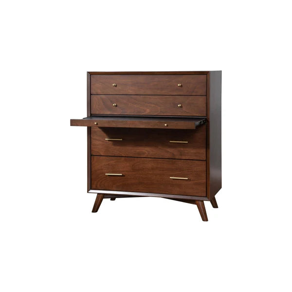 Flynn Walnut Chest β Elegant Design with a Rich Walnut Finish and Ample Storage