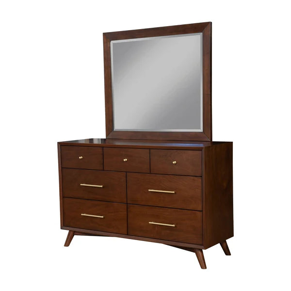 Flynn Walnut Dresser β Elegant Design with a Rich Walnut Finish and Ample Storage