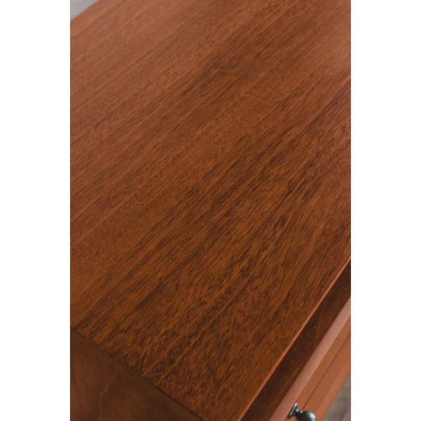 Flynn Acorn Large Nightstand β Spacious Mid-Century Modern Design with Practical Storage