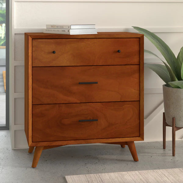 Flynn Acorn Small Chest β Compact Mid-Century Modern Storage with Stylish Appeal