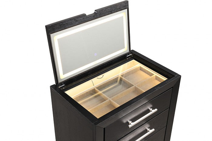 Ashbourne Bedside Vanity Set with Stool - Elegant & Modern Bedroom Furniture Set