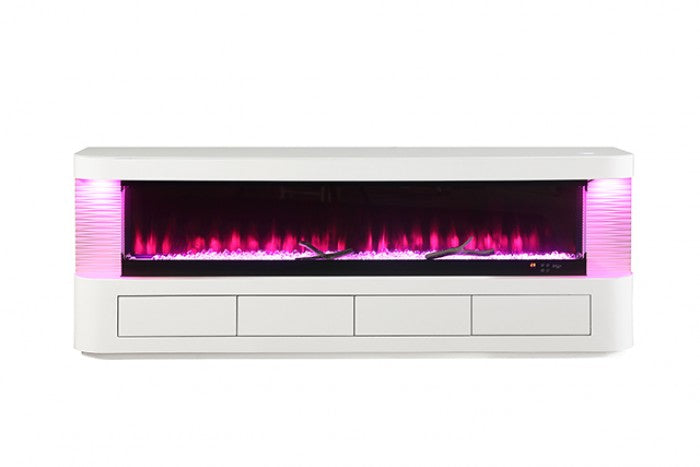 Luken 71" TV Stand with Electric Fireplace - Sleek Media Console with Warmth and Modern Style