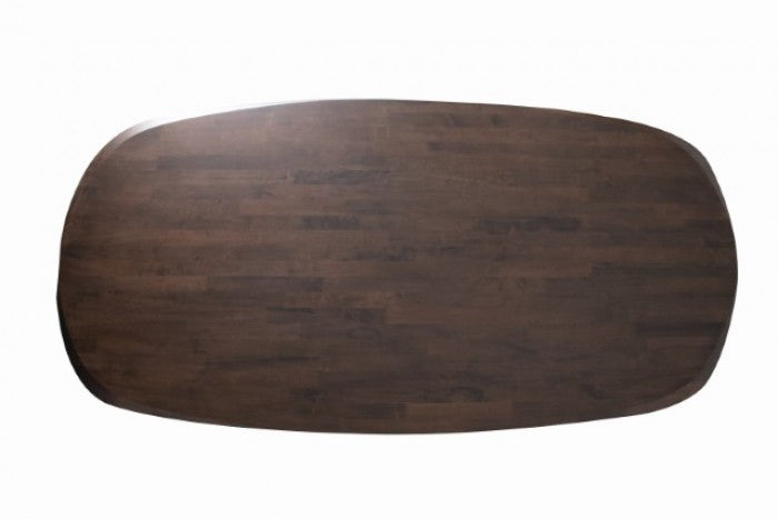 Sargans Rich Walnut Dining Table with MidβCentury Frame