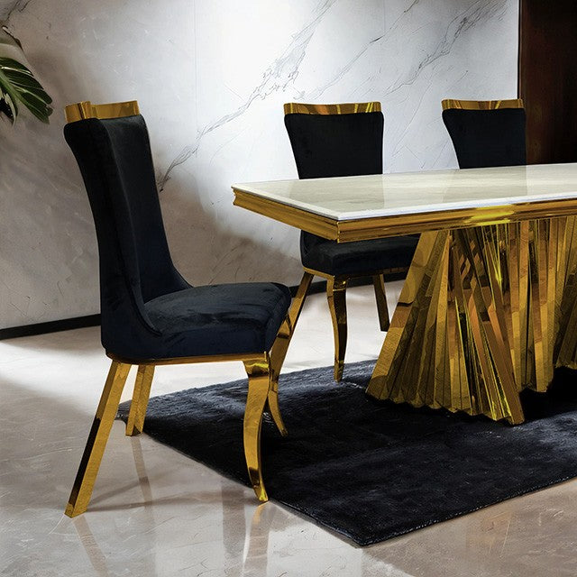 Basilicata Dining Table - Glamorous Design - Elegant Dining Table with a Chic and Sophisticated Finish
