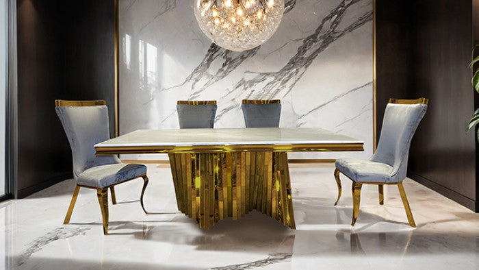 Basilicata Dining Table - Glamorous Design - Elegant Dining Table with a Chic and Sophisticated Finish