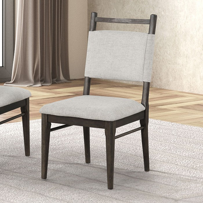 Woolwich Modern Dark Walnut Side Chair (2/CTN) - Stylish & Durable Dining Chairs Set