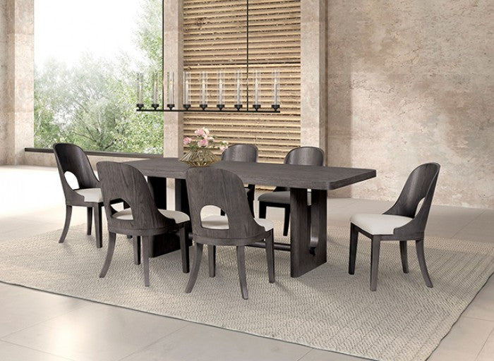 Sterling West Modern Server - Ash Gray - Stylish & Functional Storage with a Sleek Ash Gray Finish