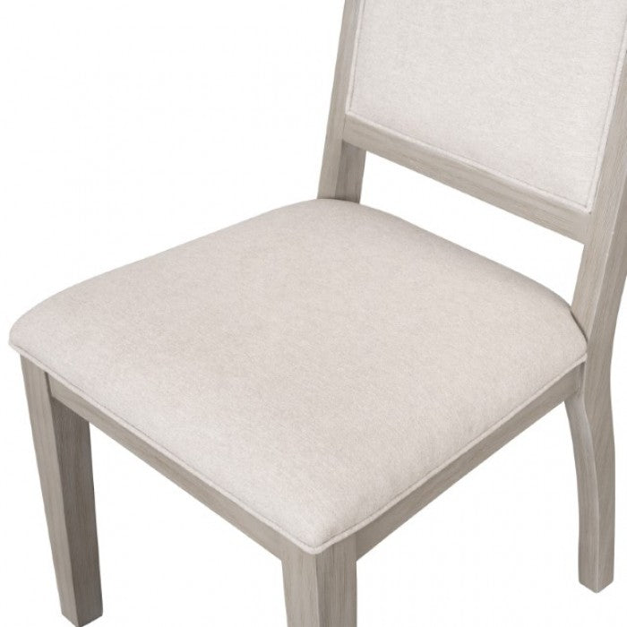 Belize Modern Solid Rubberwood Side Chair (2/CTN) - Stylish & Durable Dining Chairs Set with Contemporary Design