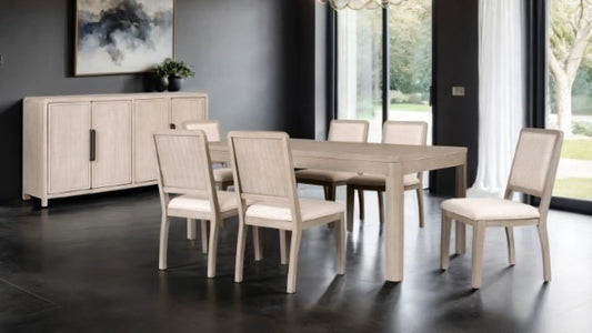 Belize Modern Gray Fog Wood 4 Door Cabinet