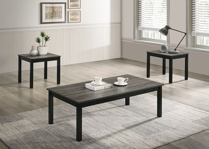 Findlay 3 Pc Contemporary Gray Table Set - Modern Design with Versatile Style for Any Living Space