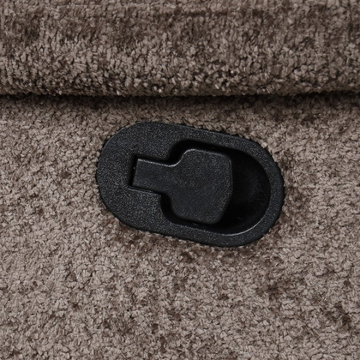 Hieronymus Dark Brown Glider Recliner Chair - Comfortable and Relaxing with Smooth Gliding and Reclining Features