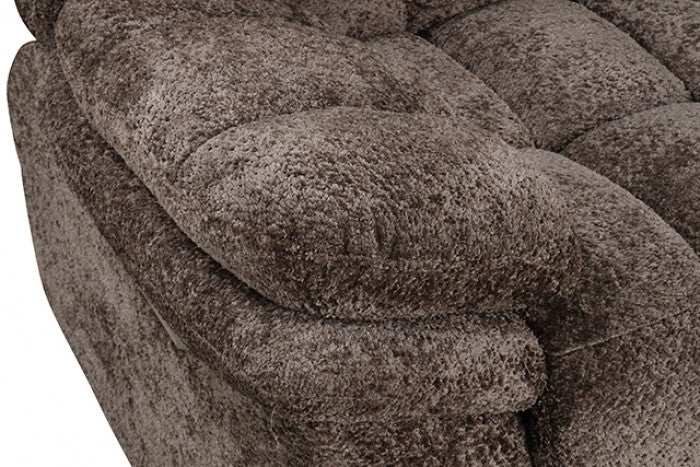 Hieronymus Dark Brown Power Sectional - Modern Design with Power Recline for Ultimate Comfort and Relaxation