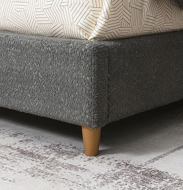 Stavern Bed - Contemporary Gray - Sleek & Modern Bed with a Sophisticated Gray Finish