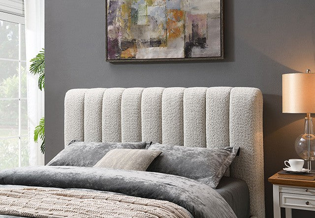Traverso Bed - Contemporary White - Sleek & Modern Bed with a Crisp, Clean White Finish