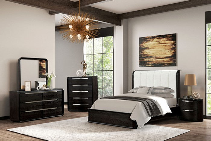 Osterley Nightstand - Modern Contemporary Black - Sleek & Functional Nightstand with a Bold Black Finish