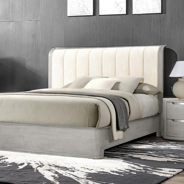 Osterley Modern Contemporary Light Gray Bed - Sleek Design for a Stylish and Comfortable Sleep Space