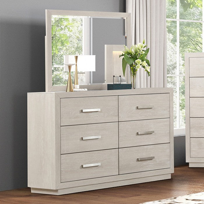 Wellingborough Dresser - Transitional Light Gray - Elegant & Functional Bedroom Storage with a Soft, Neutral Design