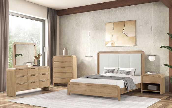 Handforth Nightstand - Transitional Natural - Elegant & Functional Nightstand with a Warm, Natural Wood Finish