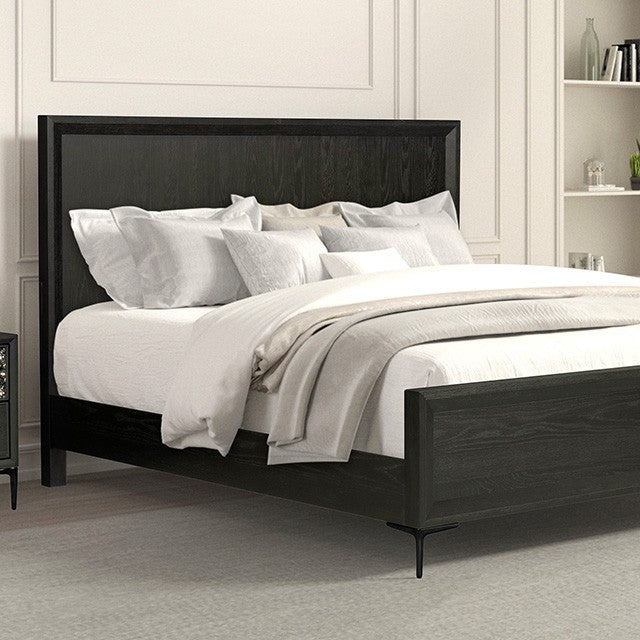 Bashford Bed - Modern Contemporary Espresso Bed - Sleek & Stylish Bed with a Rich Espresso Finish