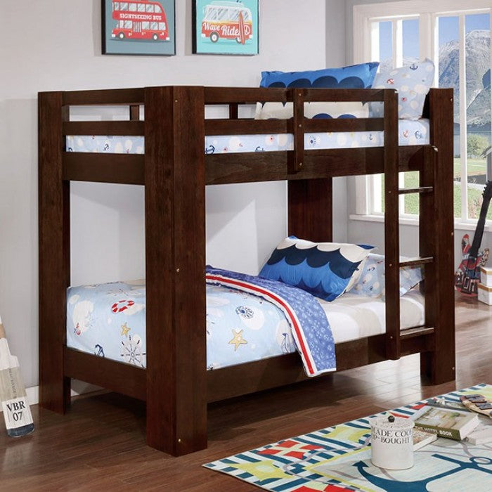 Suzie Dark Walnut Bunk Bed