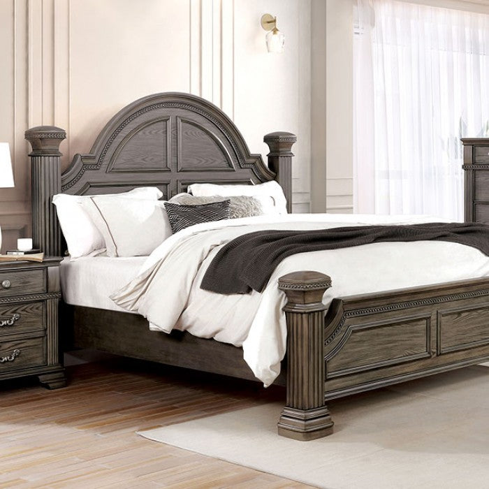 Pamphilos Tranditional Solid Wood Bell Shaped Bed
