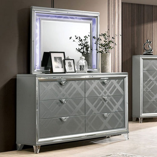 Emmeline Contemporary Silver Dresser