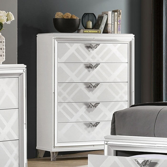 Emmeline Contemporary Silver Chest