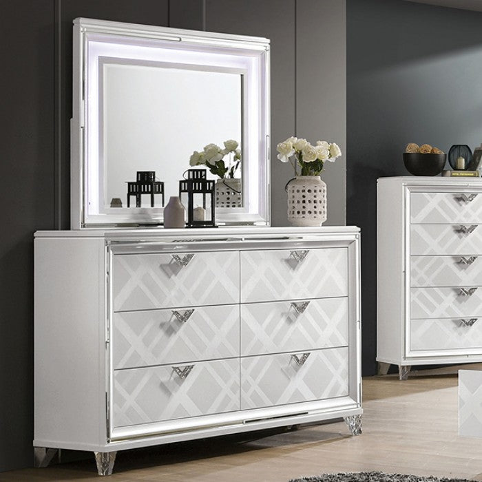 Emmeline Contemporary Silver Dresser