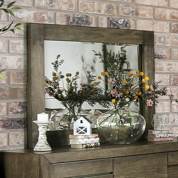 Bridgewater Transitional Solid Wood Mirror